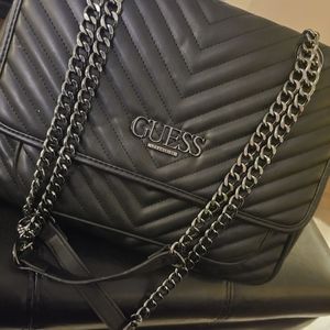 Black Flap AUTHENTIC Guess Bag
